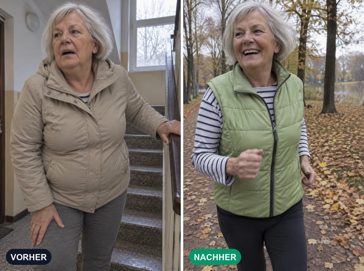 Vorher und nachher